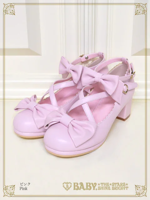 ベイビーザスターズシャインブライト Sweet Ribbon シューズ Sweet Ribbon Shoes by Baby, the Stars Shine Bright