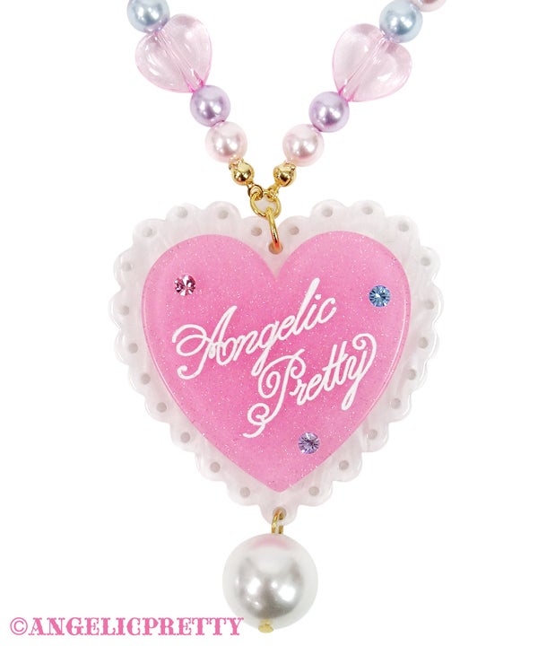 Sprinkle Heart Necklace by Angelic Pretty
