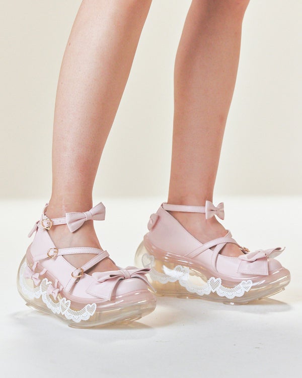 Tea Party Moon Shoes II [Angelic Pretty × JennyFax] by Angelic Pretty