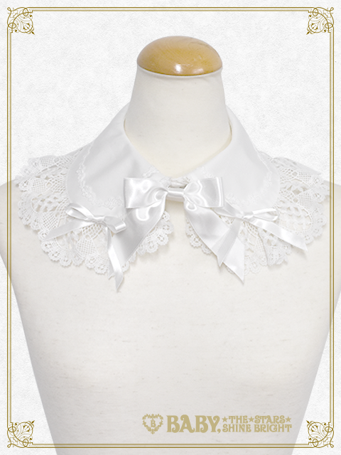 公*o様 BABY オフ白　Love and Cherish you付け衿ブラウ Love and Cherish You Detachable Collar Blouse by Baby, the Stars