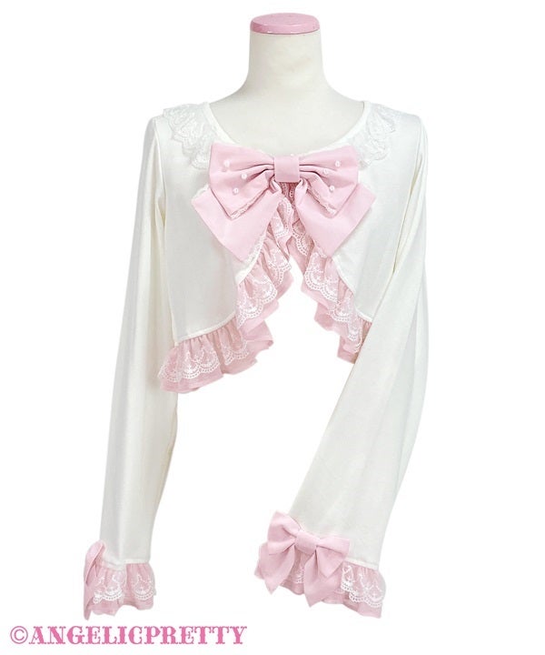 Angelic Pretty ボレロ レース 白 Lacy Princess Cutsew Bolero (2024) by Angelic Pretty