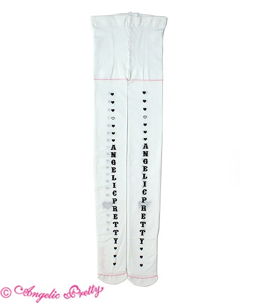 Angelic Logo Tights by Angelic Pretty