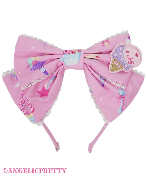 MTO] Milky☆Planet Head Bow (2023) by Angelic Pretty