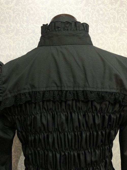 Square Shirring Blouse by Atelier Pierrot