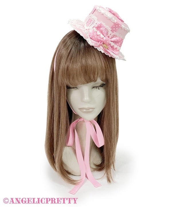 Angelic Pretty Airy HeartプレゼントリボンミニHat Airy Heart Gift Ribbon Mini Hat by Angelic Pretty