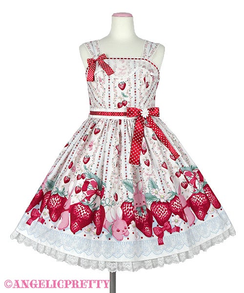 Little Bunny Strawberry JSK by Angelic Pretty