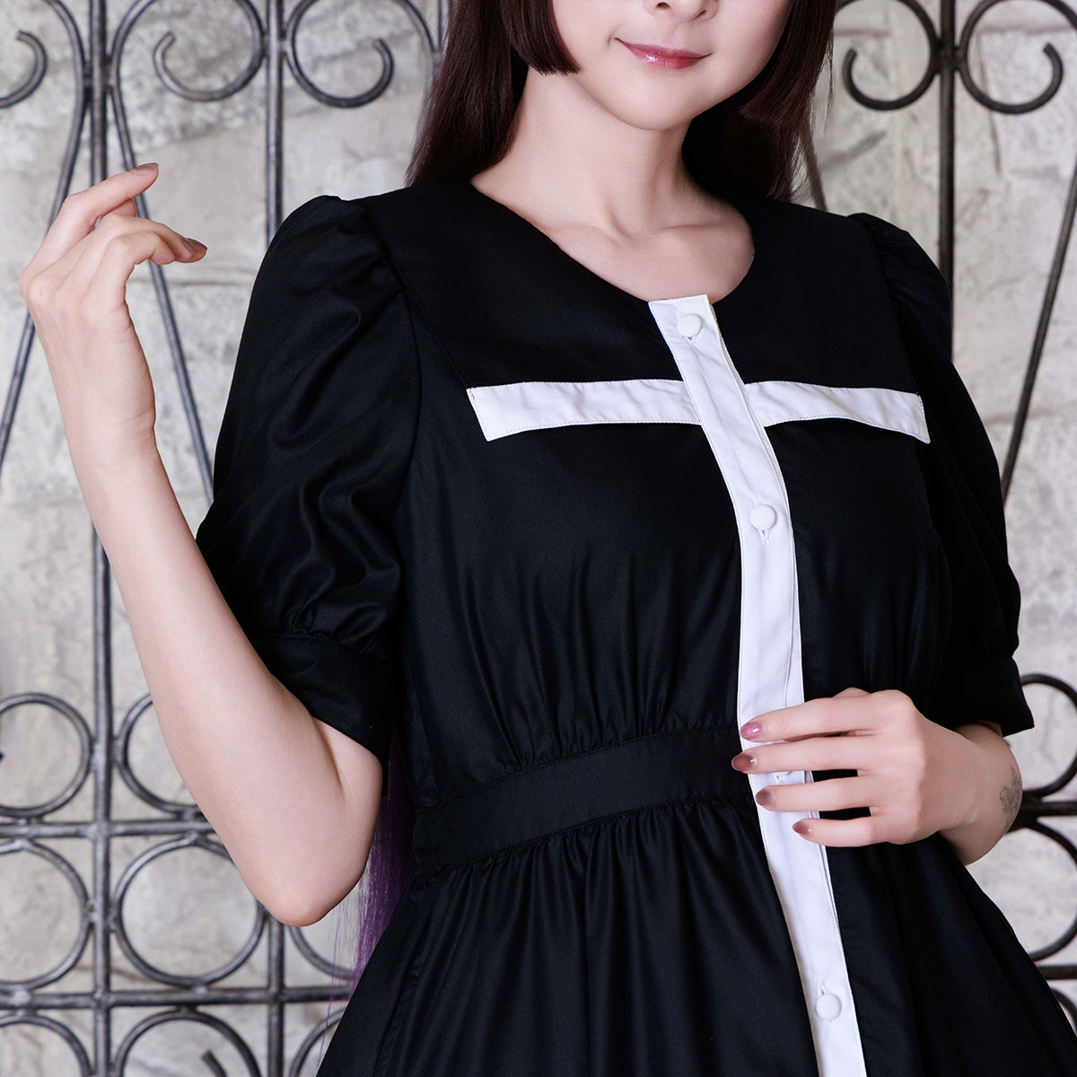 MIHO MATSUDA ノースリーブワンピース MIHO MATSUDA ノースリーブワンピース Moses OP (short length 90cm