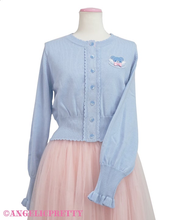 Milky Bear Knit Cardigan by Angelic Pretty