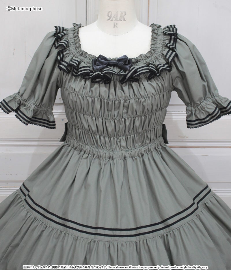 Shirring Tiered Sailor OP by Metamorphose Temps de Fille