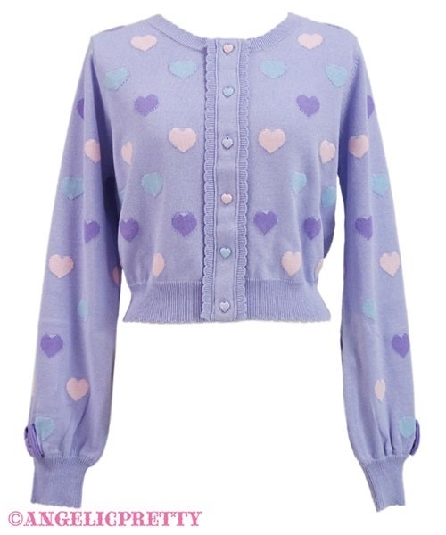 Candy Petit Heart Cardigan by Angelic Pretty