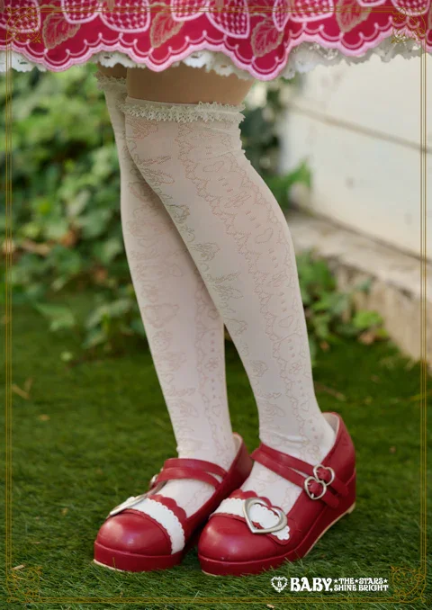 Kumya's Strawberry Garden Lace Pattern OTKs by Baby, the Stars