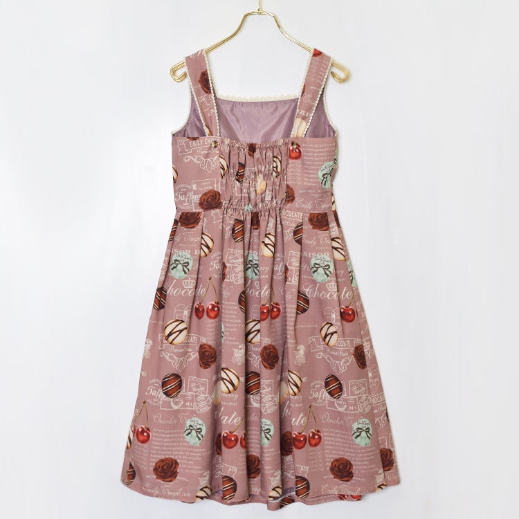 Taffy Chocolate Sleeveless OP by Emily Temple Cute
