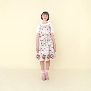 Strawberry Check Camisole JSK by Emily Temple Cute