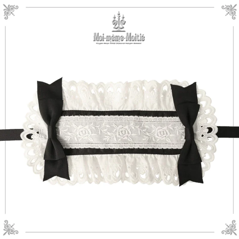 Cotton Lace Headdress by Moi-même-Moitié