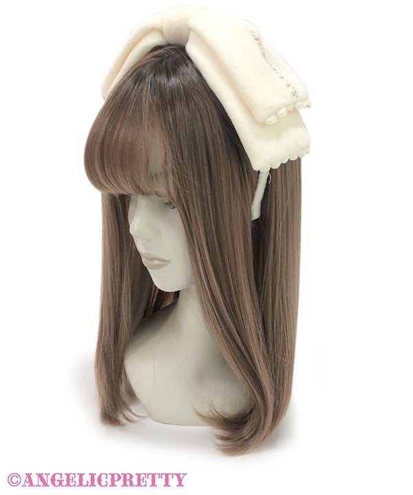 Velvet Doll Head Bow by Angelic Pretty