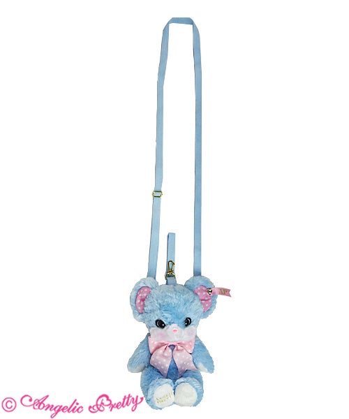 MTO] Lovely Shy Bear Plush Pouch by Angelic Pretty