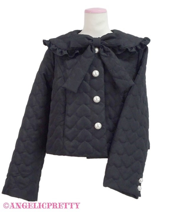 Fluffy Heart Short Coat by Angelic Pretty