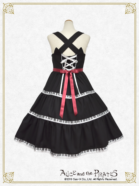 Black Cat Fantasia Appliqued JSK by Alice and the Pirates