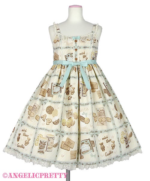 Cream Cookie Collection High Waist JSK (2021) by Angelic Pretty