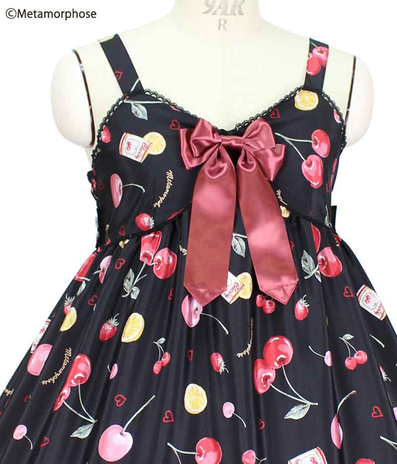 Floating Heart Cherry Babydoll JSK by Metamorphose Temps de Fille