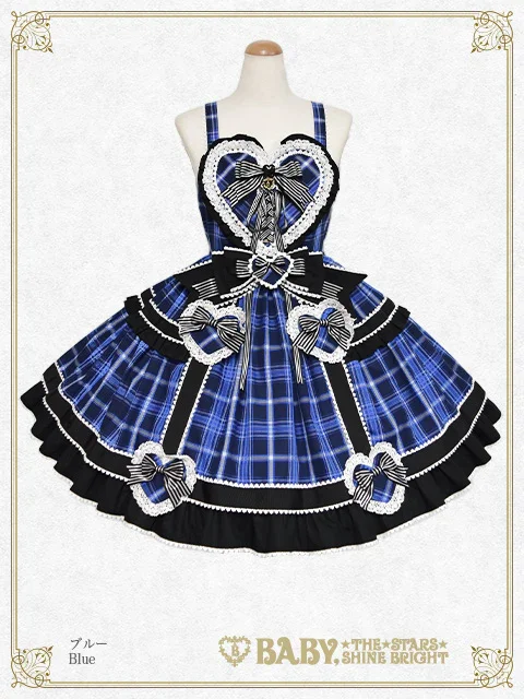 Sweet Wing Tartan Check JSK by Baby, the Stars Shine Bright