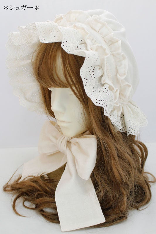 Harvest Lacey Bonnet by Victorian Maiden