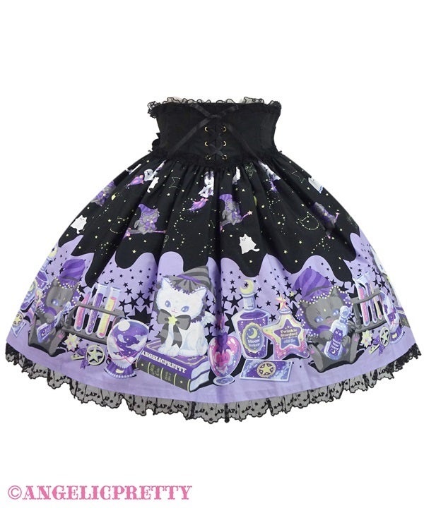 Magical Milk Cats Skirt by Angelic Pretty