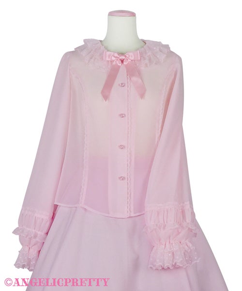 Whip Doll Long Sleeve Blouse (2023) by Angelic Pretty