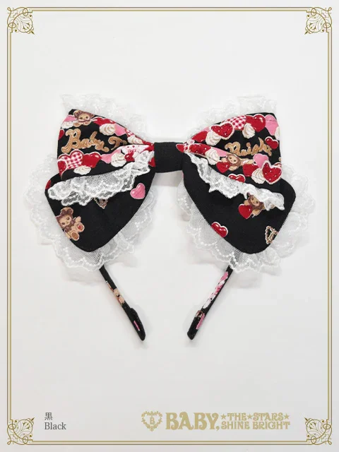Kumya's Sweet Baby Love Heart Head Bow by Baby, the Stars Shine Bright