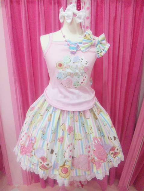Wonder Cookie Skirt by Angelic Pretty
