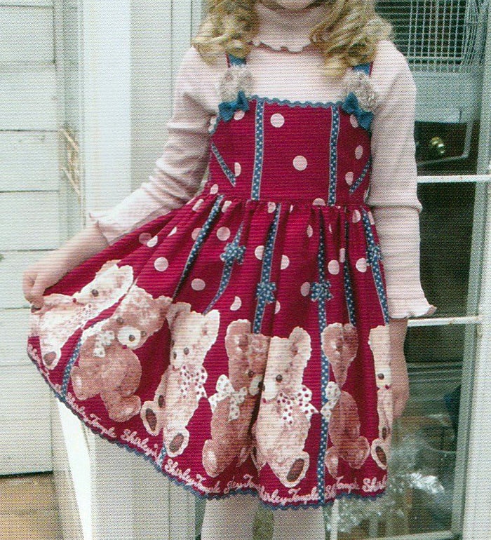Bear Print JSK by Shirley Temple