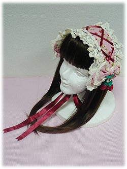Strawberry Dolly Headdress by Angelic Pretty