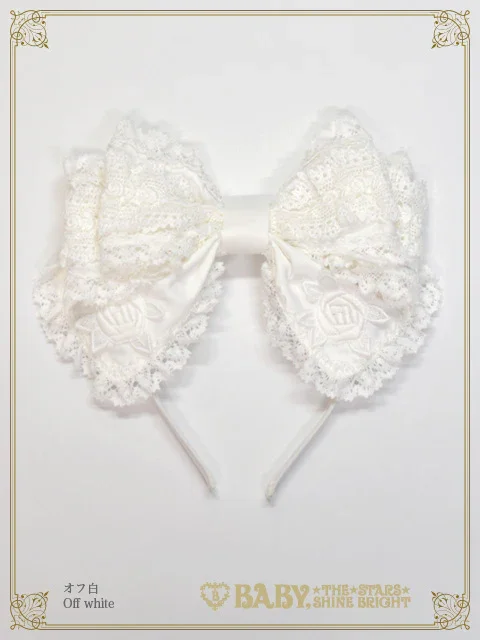 Romantic Dream Rose Head Bow (2025) by Baby, the Stars Shine Bright