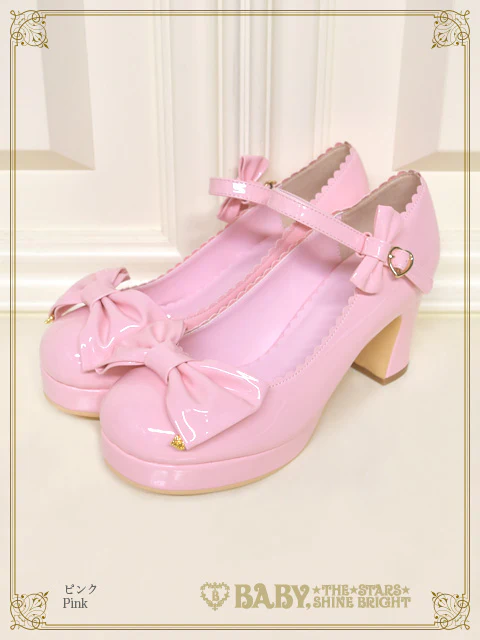 Princess Drop Embroidered Enamel Dolly Shoes by Baby, the Stars