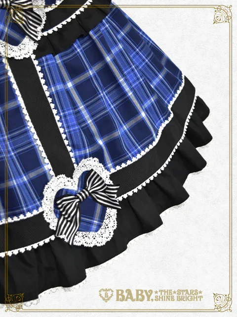 Sweet Wing Tartan Check JSK by Baby, the Stars Shine Bright