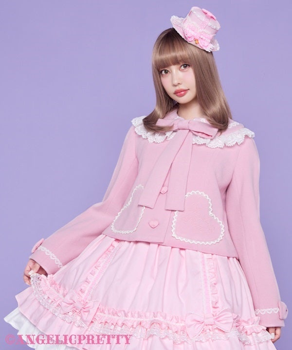 Sweet Heart Short Coat by Angelic Pretty