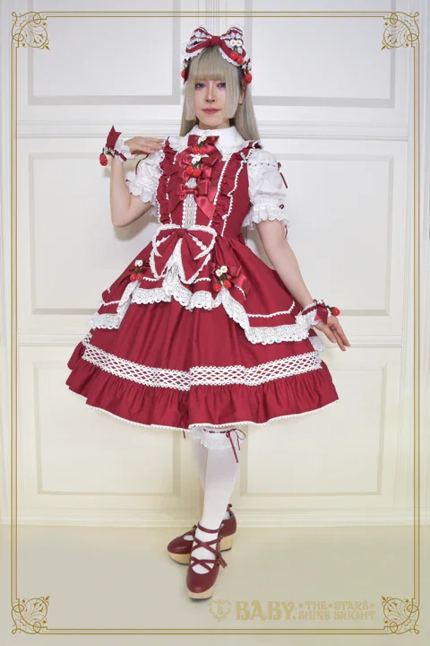 Swinging Strawberry Garden JSK by Baby, the Stars Shine Bright