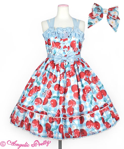 Fresh Cherry Special JSK Set (2020) by Angelic Pretty