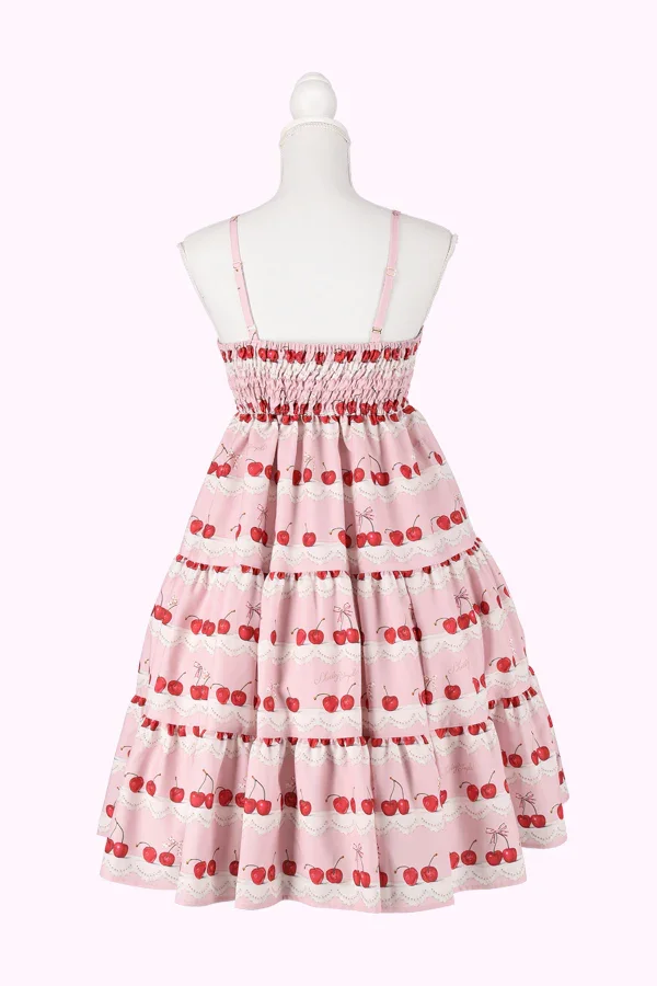 Ladies ~ Cherry Scalloped Lace Print JSK by Shirley Temple
