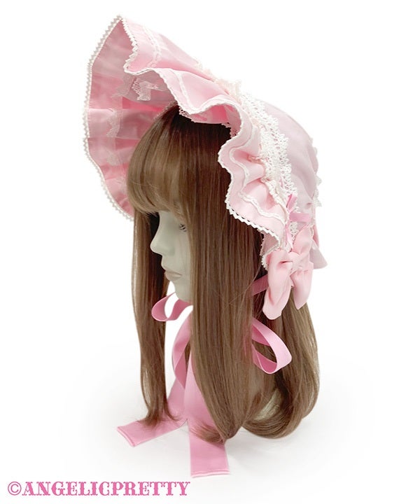 Sweet Frill Bonnet by Angelic Pretty