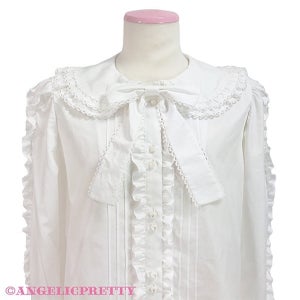 Picot Frill Blouse by Angelic Pretty