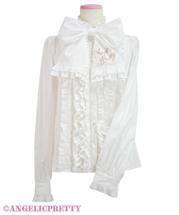 Charming Stand-up Collar Blouse by Angelic Pretty