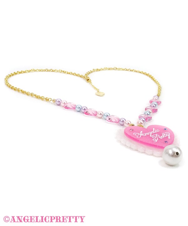 Sprinkle Heart Necklace by Angelic Pretty