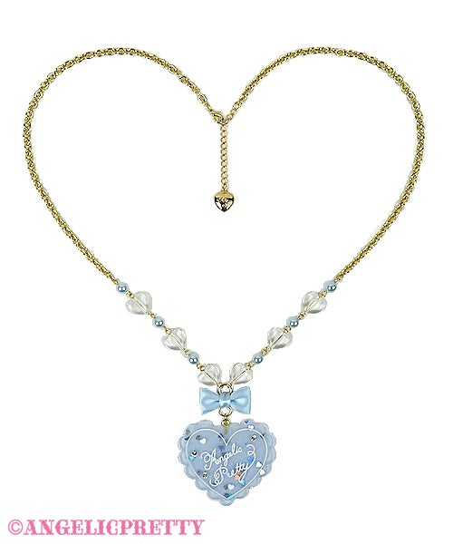 Topping Heart Necklace (2021) by Angelic Pretty