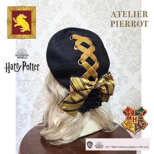 ATELIER PIERROT/ハリー・ポッターレースアップベレー/スリザリン Harry Potter Lace-Up Beret with Ribbon Brooch by Atelier Pierrot