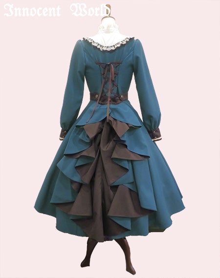 Fleur Bustle OP (Long Sleeve) (2023) by Innocent World