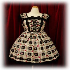 Sweet Check Print Princess JSK (130☆236) by Baby, the Stars Shine