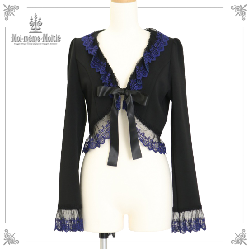Cross Arch Lace Cutsew Bolero by Moi-même-Moitié