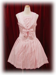 リボンタイ付きセーラーワンピース 白 ALICE and the PIRATES Sailor OP with Ribbon Tie by Alice and the Pirates