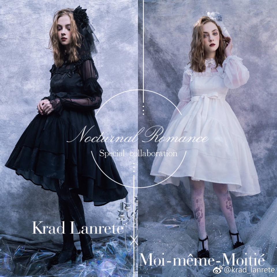 Nocturnal Romance Dress and Headdress Set (Moi-même-Moitié × Krad